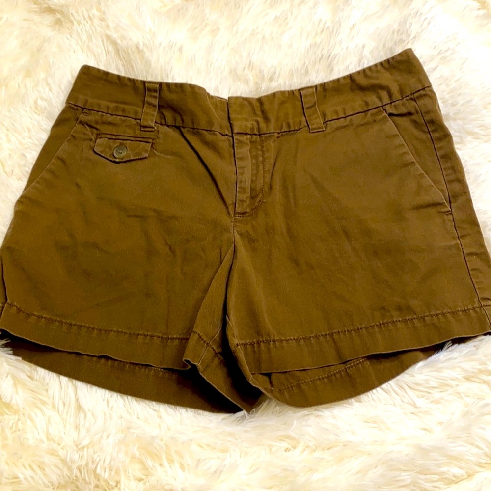 Ann Taylor Loft Brown Chino Shorts Size 2